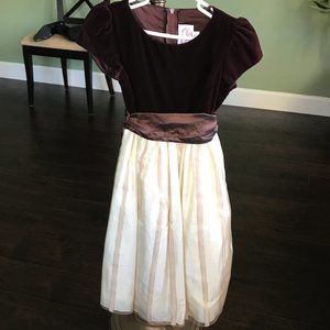 Velveteen Kids Party Dress